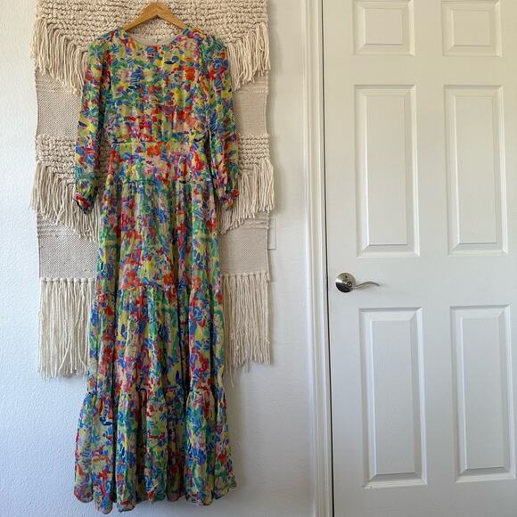 SALONI Confetti Isabel Maxi Dress - Picture 1 of 9